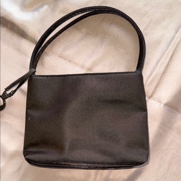 Frankie & Johnny Brown Satin Microfiber Shoulder Crossbody Bag Detachable Strap - Picture 1 of 7